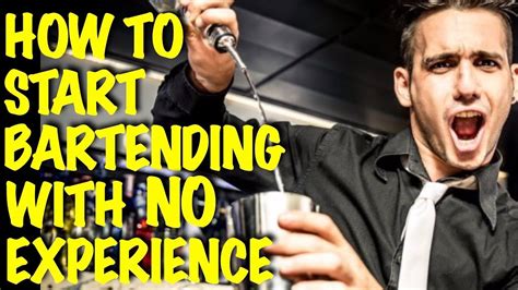 bartender job no experience|bartender jobs no experience required.